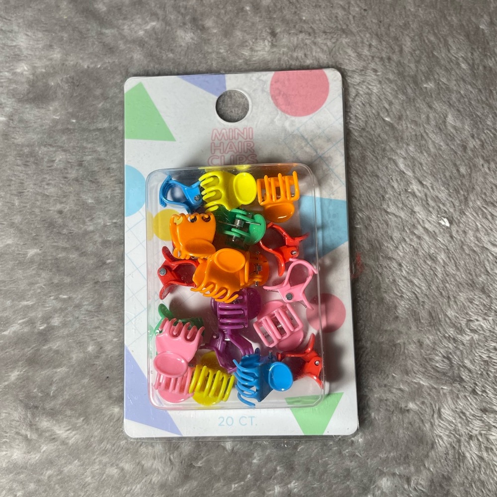 Y2K Mini Hair Clips 20CT